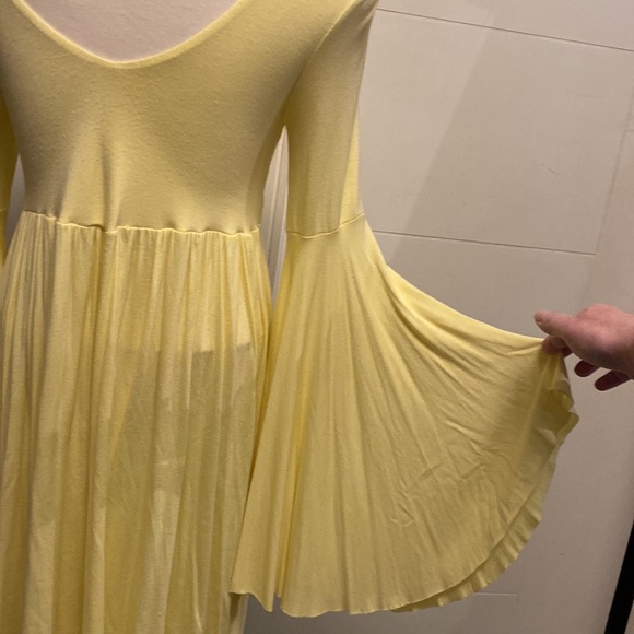 Free People Camilla Dress: XS, Butter Yellow - Picture 5 of 9